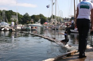 Lobster Crate Race Camden Maine Harbor Labor Day Weekend